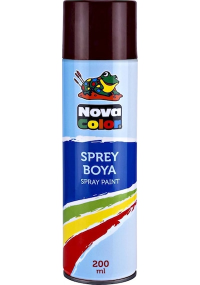 Nova Color Sprey Boya Kahverengi 200 Ml - 2 Adet Kahverengi