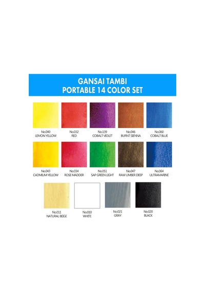 Zig-gansai Tambi Portable Sulu Boya Mc30-114 Tek Renk