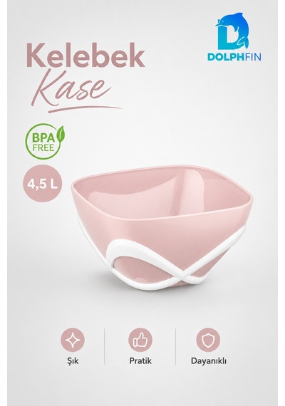 Kelebek Kase 750 Ml Bpa Free Dekoratif Sunum Ve Çerez Kasesi çok renkli