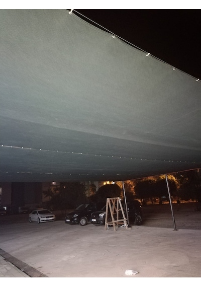 Gölgelik File %95'lik Çit Filesi Şeritli 50cm Aralıklı Halkalı