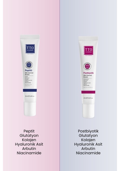 Tto Clinic Peptit + Postbiyotik Göz Çevresi Bakım Seti 2 x 20 ML