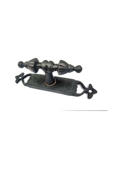 Antika Tarz Dekoratif Pirinç Burma Pencere Kolu - 152x32 Mm, Oksit