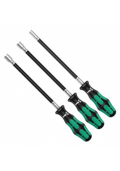 Wera 391/3 Esnek Şaftlı Lokmabaş Tornavida Set 6-8x167mm 3p 05135311001