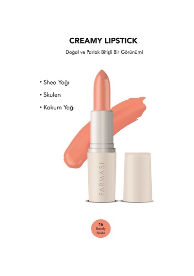 Farmasi Creamy Lipstick 16 Barely Nude