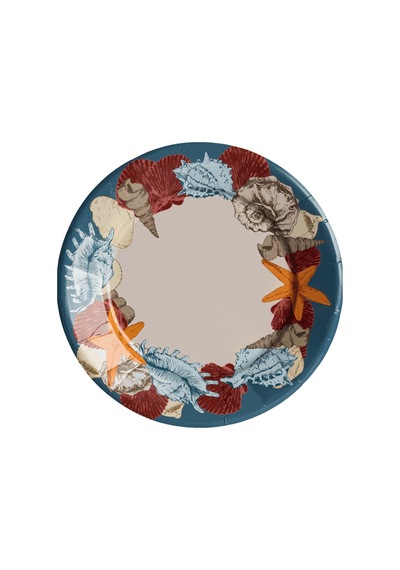 Coral Kağıt Tabak 26 Cm 12'li Paket Beyaz