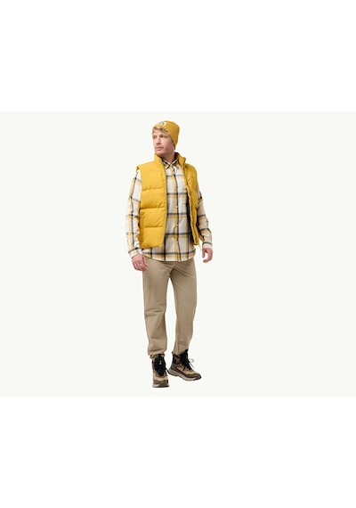 Jack Wolfskin Nordlicht Vest M Erkek Yelek - Sarı A60089-69
