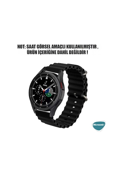 Microsonic Samsung Uyumlu Galaxy Watch 46mm Kordon Ocean Band Sarı