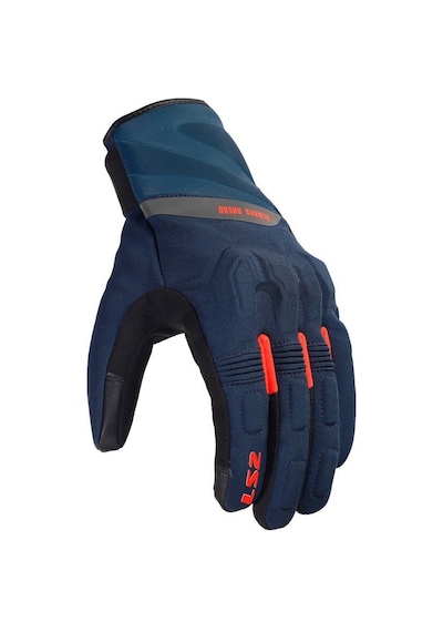 Ls2 Jet 3 Waterproof Eldiven Kırmızı