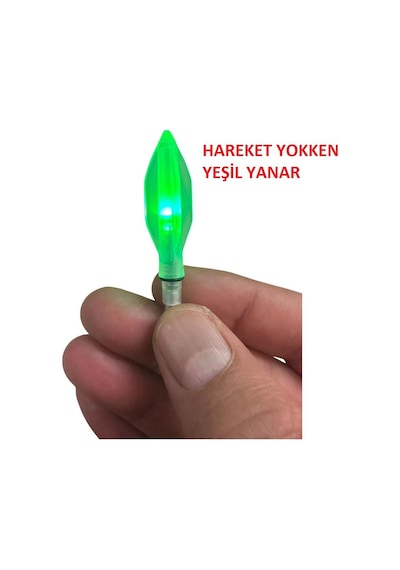 Effe Hg2432 Led Olta Fosforu Şarjlı Hareket Sensörlü Yeşil-kırmızı Işıklı