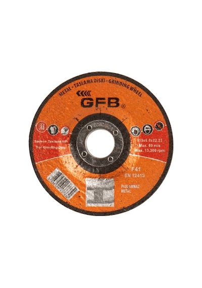 GFB 2361 180*8*22,23 Metal Taşlama Taşı 10'lu