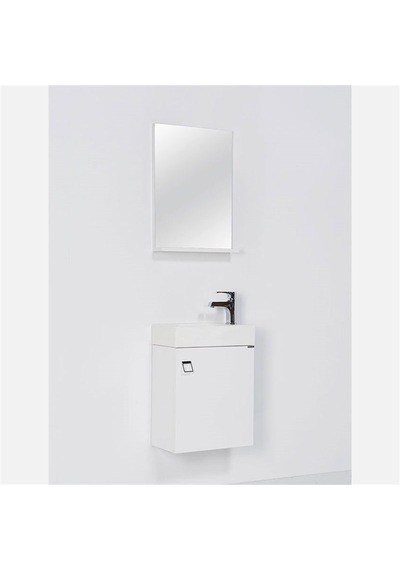 Livea Alara Beyaz Banyo Dolabı 45 Cm Beyaz