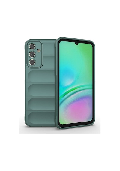 Galaxy Uyumlu A15 Kılıf Kamera Korumalı Esnek Silikon Parmak Şeritli Pazarplus Lacivert