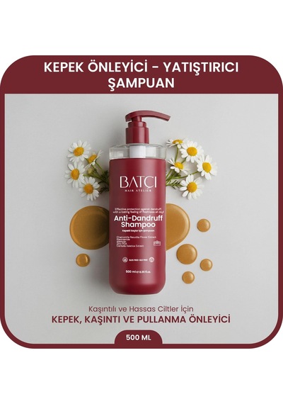 Batçi dandruff Shampoo 500 Ml.