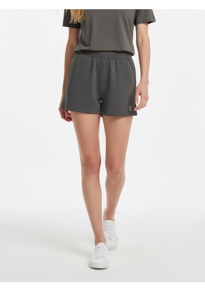 Xint Haki Pamuk Dokulu Oversize Şort 470534