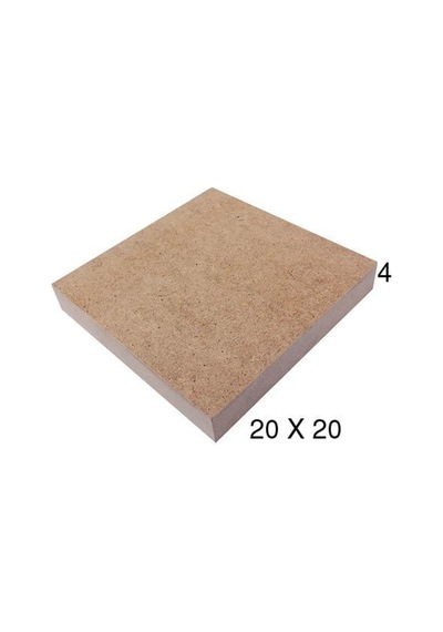 Ahşap Kare Pano 20X20Cm Pa211