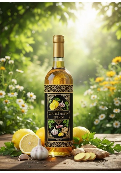 Giritli Metin Efendi Lms - Z Limon-maydanoz-sarımsak-zencefil Özü 700 Gr