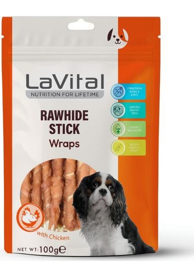 Lavital Tavuk Etli Sarılı Çubuk Köpek Ödülü 100 Gr