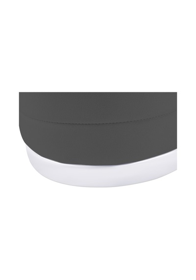 Lungo Roller Silver Kaplama Luxery Puf-antrasit Babyface Kumaş Pofuduk Oturma Pufu&makyaj Pufu&bench