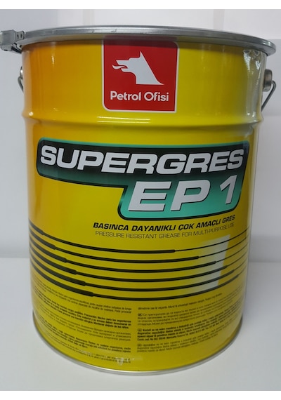 Petrol Ofisi Süper Gres Ep 1 Lityum Sabunlu Gres 15 KG