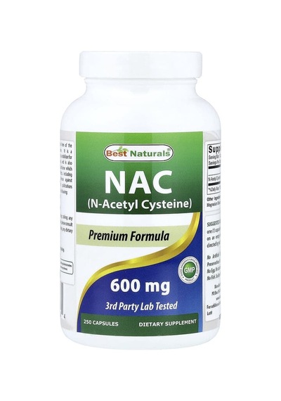 Best Naturals, Na-c, 600 Mg, 250 Capsules