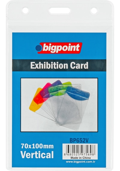 Bigpoint Korumalı Kart Poşeti Dikey 74x105mm X 10 Adet