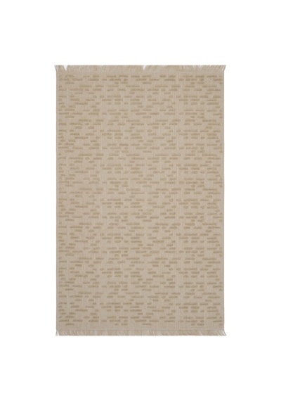 Cool Halı Rustika Bej Jüt Kilim Halı Hasır Doku Bohem Dekoratif Kabartmalı Kaymaz Jüt Mutfak Kilimi Bej 2