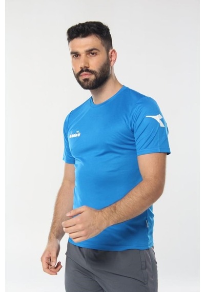 Diadora Nacce Erkek Mavi T-Shirt - 16Tsr05