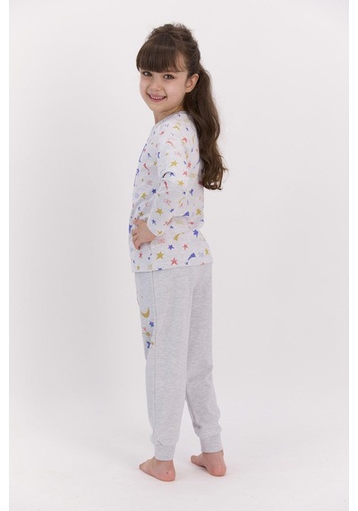 Rolypoly 2595 Shine Like A Star Karmelanj Kız Çocuk Pijama Takımı 001