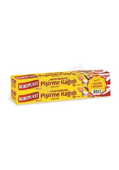5 Adet Koroplast Pişirme Kağıdı Hazır Kesilmiş 2 Li Paket