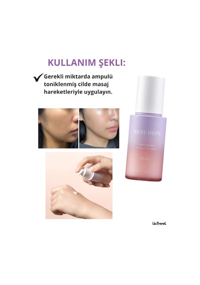 Varı Hope Varı:hope Triple Collagen Premium Ampoule 30 Ml 3 Çeşit Kolajen İçeren Sıkılaştırıcı Premium Ampul