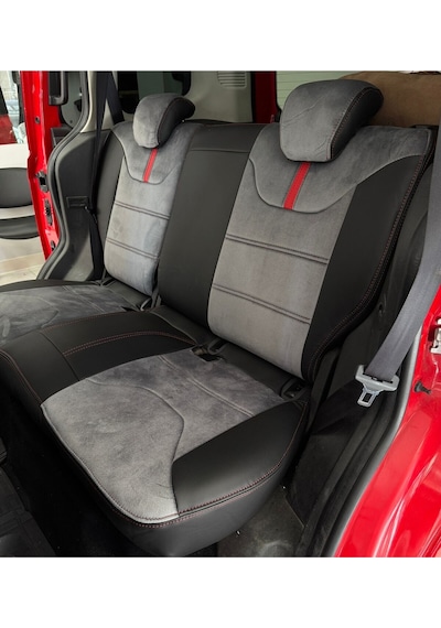 Ford Tourneo Courier Arka Oturma 2+1 Arka Tümsekli Model-oto Koltuk Kılıfı