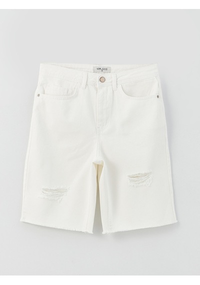 Lcw Jeans Ekru Şort