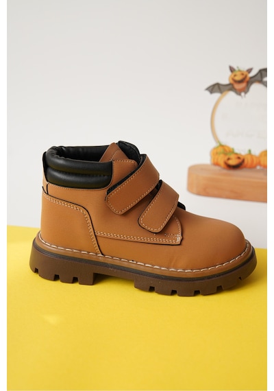 Daxtors D0cot33 Günlük Ortopedik Çocuk Unisex Soğuk Geçirmez Bot Camel