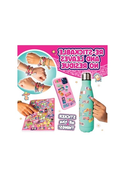 Kör Kapsül Bilezik - Yapışkanlı Sticker Abanoz