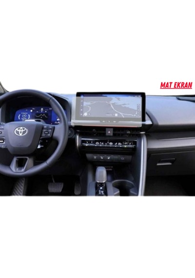 Toyota Yeni C-hr 2023-2024 Navigasyon Ve Multimedya Uyumlu Mat Ekran Koruyucu