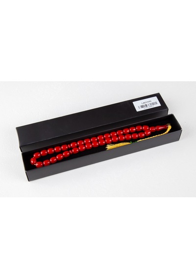 Lapisdo  Sıkma Kehribar Tombul Kapsül Kesim 8.5x10mm Tesbih - İbrahim Yeşilnacar Usta İşi