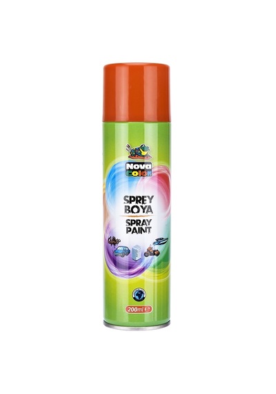 Nova Color Sprey Boya Turuncu Nc-807 Çok Renkli