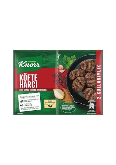 Knorr Köfte Harcı, Geleneksel Köfte Baharatı, 82 Gr, 4 Paket