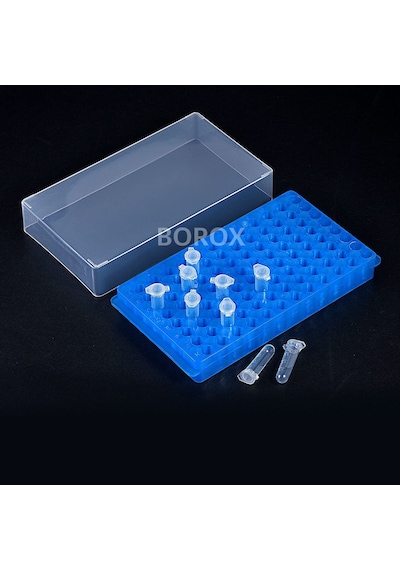 PCR Tüp Standı 0.2-0.5-1.5-2 ml İçin 96 Delikli Çift Taraflı