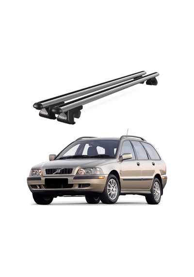 Venüs Volvo V40 Sw 1995-2004 Uyumlu Gri Ara Atkı Port Bagaj Tavan Barı