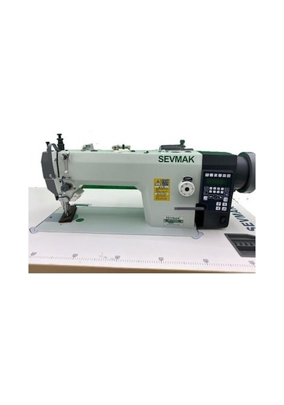 Sevmak Sk-0303-d4 Çift Papuç Iplik Kesicili Kafadan Motorlu Deri Dikiş Makinası Sk-0388-d4