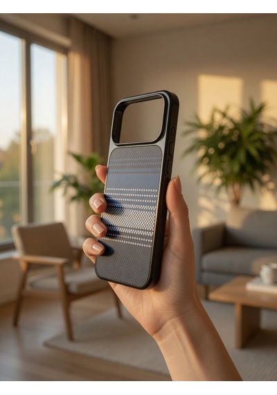 İphone 17/18 Promax Ortak Uyumlu Karbon Fiber Desenli Darbeye Dayanıklı Kılıf Çok Renkli 6