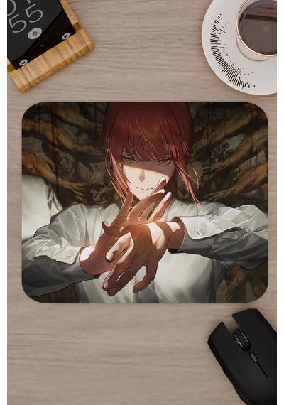 Chainsaw Man Anime V5 - 22x18 Gaming Kauçuk Kaymaz Taban Mouse Pad Fare Altlığı