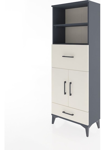 Arges Dolap 4 Raflı 2 Çekmeceli 2 Kapaklı 60x30x163 Antrasit-... Antrasit Arges Dolap 4 Raflı 2 Çekmeceli 2 Kapaklı 60x30x163 Antrasit-... Antrasit