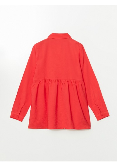 Lcw Comfort Kırmızı Regular Fit Kadın Gömlek Tunik Lcw Comfort Kırmızı Regular Fit Kadın Gömlek Tunik