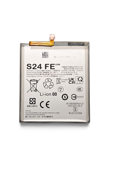 Samsung Galaxy S24 Fe Batarya Eb-bs721aby Uyumlu Batarya