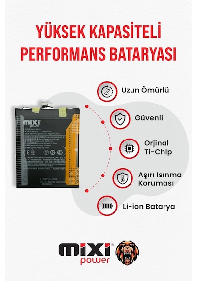 Xiaomi Mi 15 Uyumlu Tam Kapasite Batarya