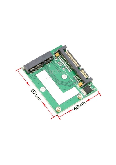 Msata Ssd To Sata Çevirici Kart Mini Pcıe Msata Ssd'Den 2.5 Sata (551664175)