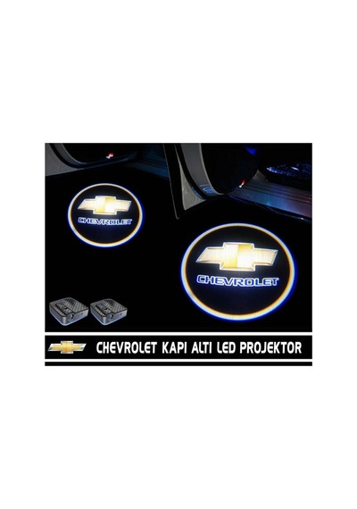Chevrolet Kapı Altı Led Aydınlatma Araç Logolu