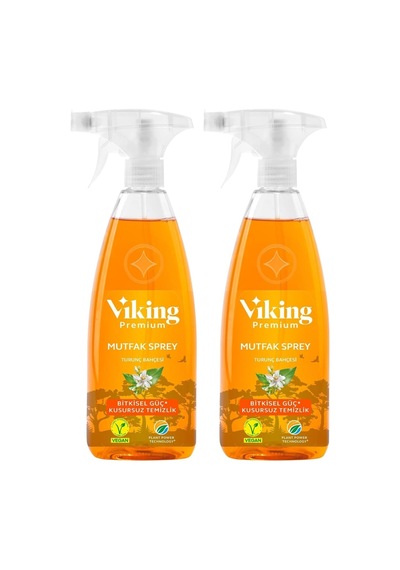 Premium Mutfak Spreyi Turunç Bahçesi 750 Ml 2 Paketi Açık Gri